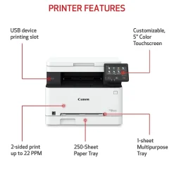 Canon imageCLASS MF653Cdw Wireless Color Laser Printer, All-In-One, Print, Scan, Copy (MF653CDW)