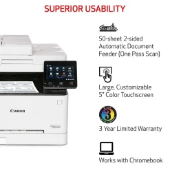 Canon imageCLASS MF656CDW Wireless Color Laser Printer, All-In-One, Print, Scan, Copy, Fax (MF656CDW)