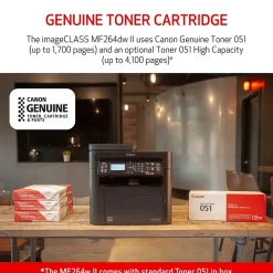 Canon ImageCLASS MF264dw II Wireless Black & White All-in-One Laser Printer (5938C020)