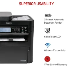 Canon imageCLASS MF267dw II Wireless Black & White Laser Printer, All-In-One, Print, Scan, Copy, Fax (5938C010)