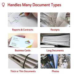 Canon imageFORMULA R40 USB Duplex Document Scanner, White (4229C001)