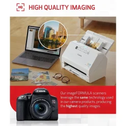 Canon imageFORMULA RS40 USB Duplex Overhead Photo Scanner, White (5209C001)