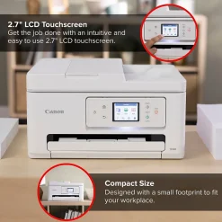 Canon PIXMA TR7820 Inkjet Printer, All-in-One, Print, Scan, Copy (6258C002)