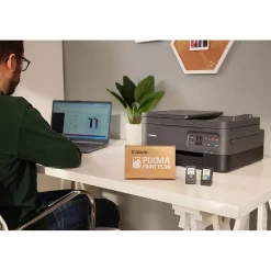 Canon PIXMA TR7020a Wireless Color Inkjet Printer, All-In-One, Print, Scan, Copy (TR7020A BLACK)