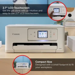 Canon PIXMA TS7720 Wireless Color Inkjet Printer, All-In-One, Print, Scan, Copy (TS7720)