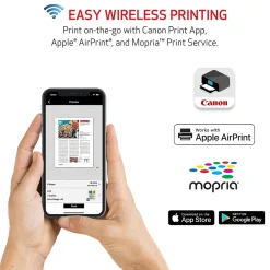 Canon PIXMA TS6420a Wireless Color Inkjet Printer, All-In-One, Print, Scan, Copy (TS6420A BLACK)