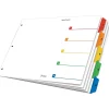Dividers|Cardinal ® 11" x 17" OneStep® Printable Table of Contents and Dividers, 5-Tab, Multicolor, 1/St