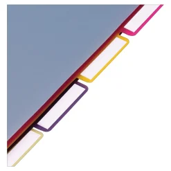 Dividers|Cardinal Blank Dividers, 5-Tab, Assorted Colors, Set (CRD 84250)