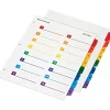 Dividers|Cardinal ® OneStep® Printable Table of Contents and Dividers, 16-Tab, Multicolor, 1/St