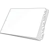 Dividers|Cardinal Write & Erase Paper Dividers, 5-Tab, White (CRD84270CB)