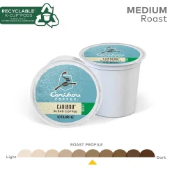 Caribou Coffee Caribou Blend Decaf Coffee, Medium Roast, 0.41 oz. Keurig® K-Cup® Pods, 24/Box (6995)