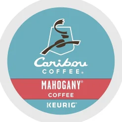 Caribou Coffee Caribou Mahogany Coffee, Dark Roast, 0.40 oz. Keurig® K-Cup® Pods, 24/Box (6990)
