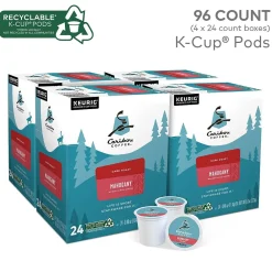 Caribou Coffee Caribou Mahogany Coffee Keurig® K-Cup® Pods, Dark Roast, 96/Carton (10312)