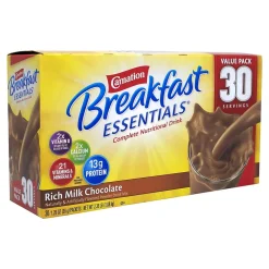 Carnation Breakfast Essentials Milk Chocolate Hot Cocoa, 30/Box (220-00599)