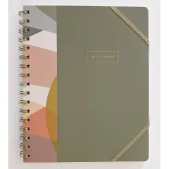 Subject Notebooks|Carolina Pad Down to Earth Ideal Notebook, 7.4" x 8.75", College-Ruled, 100 Sheets, Multicolored (55041)