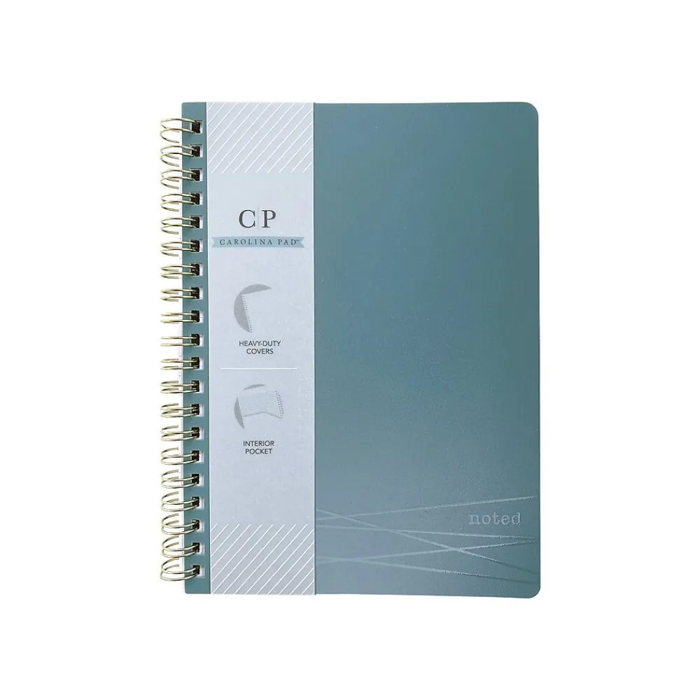 Notebooks|Carolina Pad Notebook, 5.25" x 7", College-Ruled, 100 Sheets, Assorted Colors (35073)