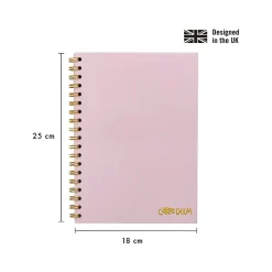 Subject Notebooks|Carpe Diem Ballerina Pink 1-Subject Notebook, 7.5" x 9.75", Wide-Ruled, 80 Sheets, Pink (9376-CD)