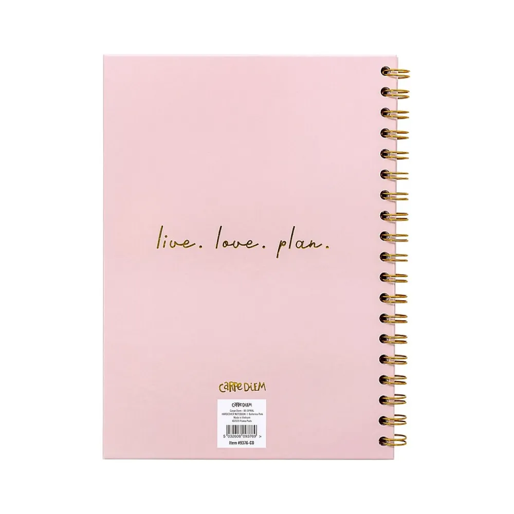 Subject Notebooks|Carpe Diem Ballerina Pink 1-Subject Notebook, 7.5" x 9.75", Wide-Ruled, 80 Sheets, Pink (9376-CD)