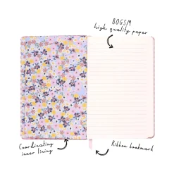 Journals|Carpe Diem Ballerina Pink Check Journal, 5.24" x 8.27", Wide-Ruled, Pink/White, 192 Pages (9371-CD)