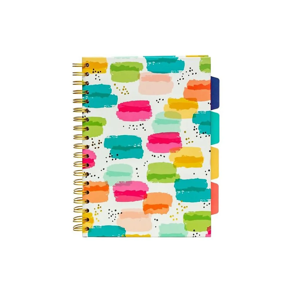Notebooks|Carpe Diem Color Wash 5-Subject Subject Notebooks, 7.09" x 10", College Ruled, 100 Sheets, Assorted Colors, 3/Pack (9032-CD)