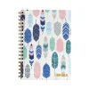 Subject Notebooks|Carpe Diem Feathers 1-Subject Notebook, 7.5" x 9.75", Wide-Ruled, 80 Sheets, Multicolor (9379-CD)
