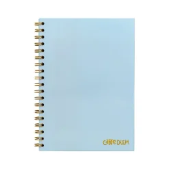 Subject Notebooks|Carpe Diem Sky Blue 1-Subject Notebook, 7.5" x 9.75", Wide-Ruled, 80 Sheets, Blue (9378-CD)