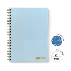 Subject Notebooks|Carpe Diem Sky Blue 1-Subject Notebook, 7.5