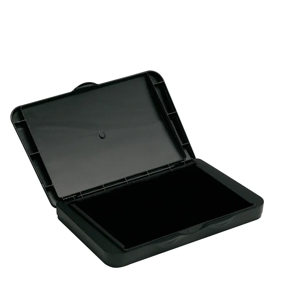 Stamps & Stamp Pads|Carter's Foam Stamp Pad, Black Ink, 36/Carton (21381)