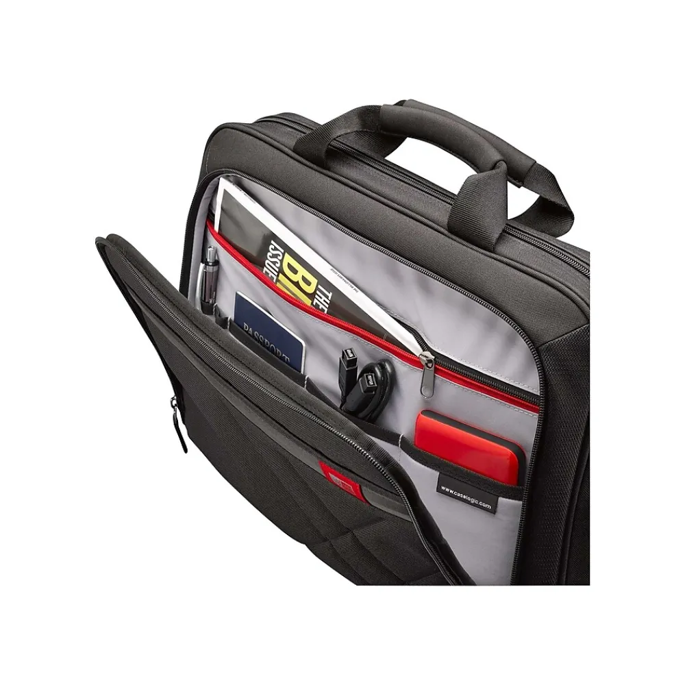 Laptop Bags|Case Logic 15" Polyester Laptop Bag, Black (3201433)