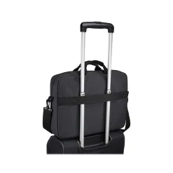 Huxton Laptop Attache, Black Polyester (3204653)<Case Logic Clearance