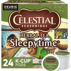 Celestial Seasonings Sleepytime Herbal Tea, Keurig® K-Cup® Pods, 24/Box (14739)