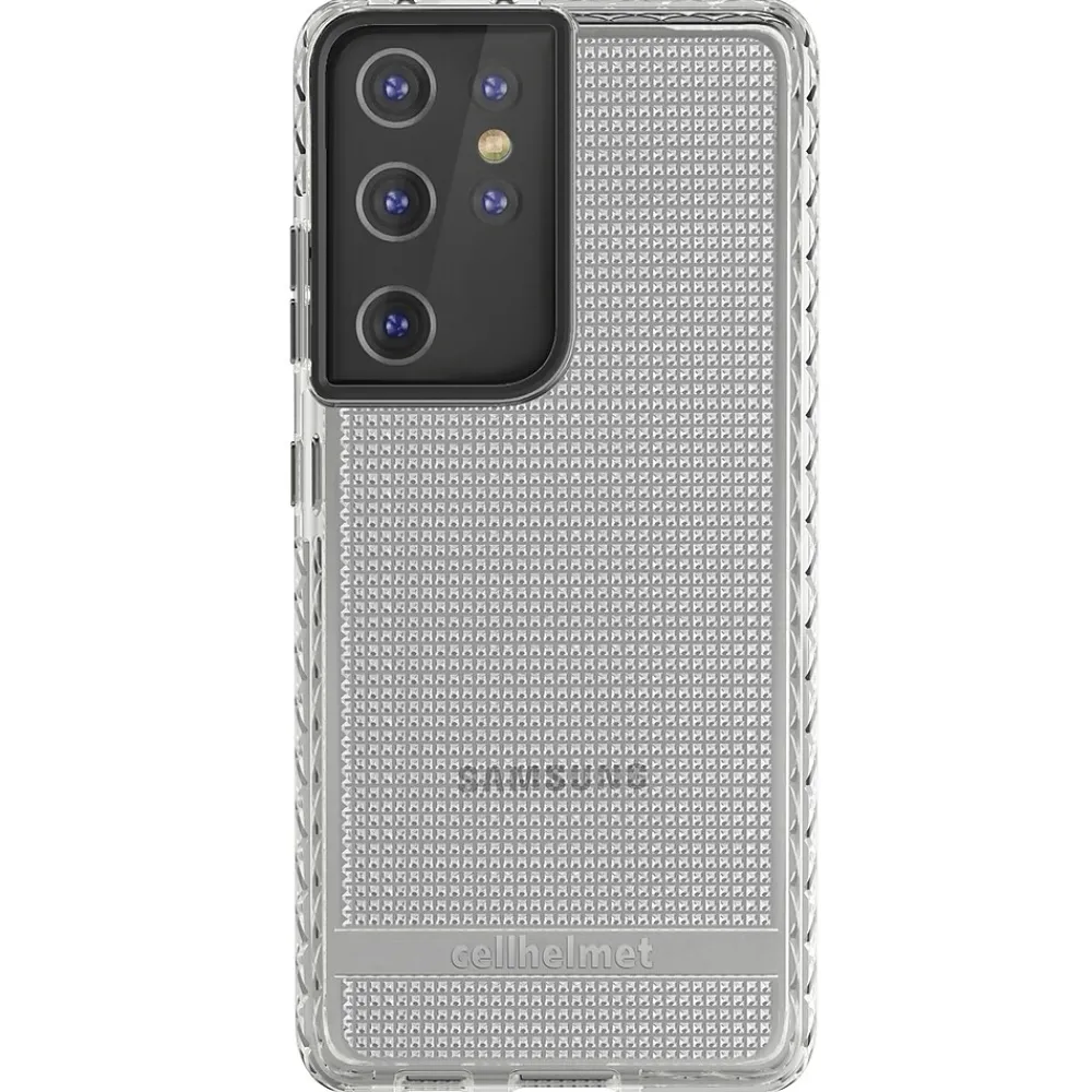 cellhelmet Altitude X Series Phone Case for Samsung Galaxy S21 Ultra, Clear (CHELALTS2168CL)