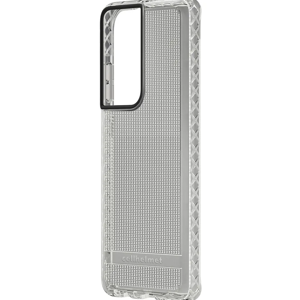 cellhelmet Altitude X Series Phone Case for Samsung Galaxy S21 Ultra, Clear (CHELALTS2168CL)