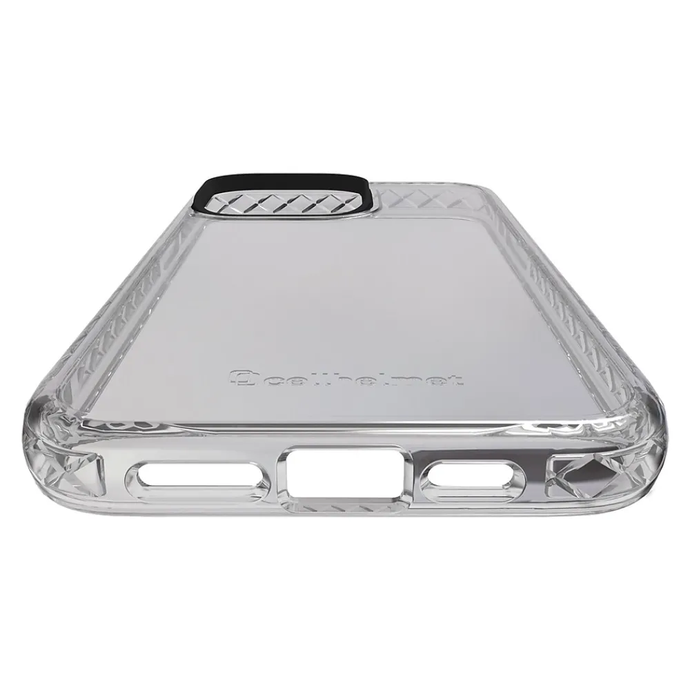 cellhelmet Altitude X Series Phone Case for iPhone 15 Pro Max (6.7"), Crystal Clear (C-ALT-i15-6.7PROMAX-CC)