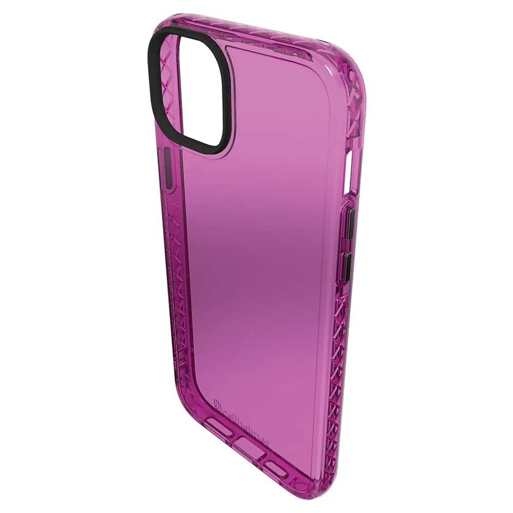 cellhelmet Altitude X Series Phone Case for iPhone 15 Plus (6.7"), Vivid Magenta (C-ALT-i15-6.7PLUS-MAG)
