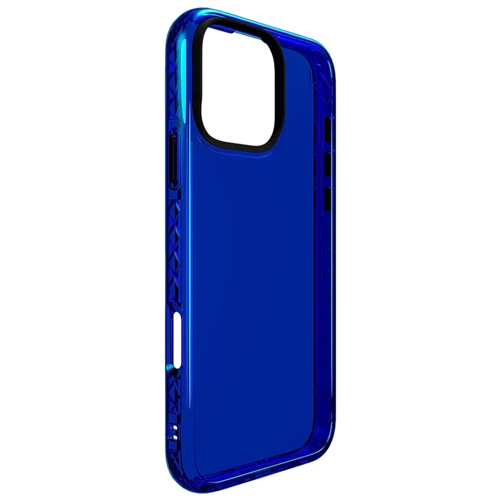 cellhelmet Altitude X Series Phone Case for iPhone 16 Pro Max, Shock Absorbing, Bermuda Blue (CA-107-BLU)