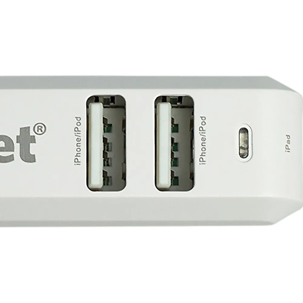 4.8-Amp 3-Port USB Car Charger (CAR-4.8/3-W)<cellhelmet New