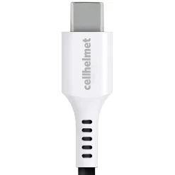 cellhelmet Charge and Sync USB-C to USB-A Round Cable, 6' (CABLE-C-A-6-R-G)
