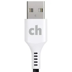 Charge and Sync USB-C to USB-A Round Cable, 3' (CABLE-C-A-3-R-G)<cellhelmet Outlet