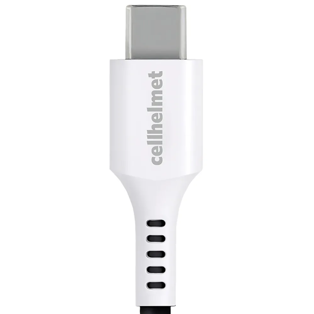 Charge and Sync USB-C to USB-A Round Cable, 3' (CABLE-C-A-3-R-G)<cellhelmet Outlet