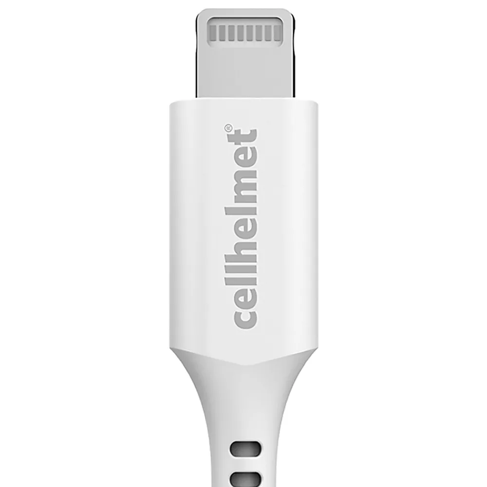 Charge and Sync USB-C to Lightning Round Cable, 1' (CABLE-R-LIGHT-TYPE-C-1)<cellhelmet New