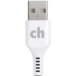 Charge and Sync USB-C to USB-A Round Cable, 1' (CABLE-C-A-1-R-G)<cellhelmet Clearance