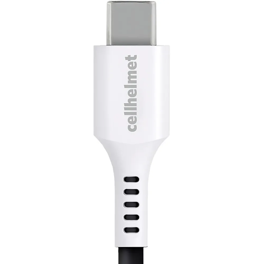 Charge and Sync USB-C to USB-A Round Cable, 1' (CABLE-C-A-1-R-G)<cellhelmet Clearance