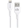 cellhelmet Charge and Sync USB-A to Lightning Round Cable, 6' (CABLE-LIGHT-A-6-R-W)