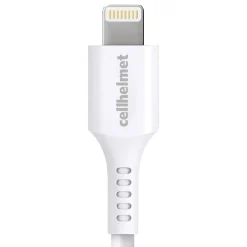 cellhelmet Charge and Sync USB-A to Lightning Round Cable, 6' (CABLE-LIGHT-A-6-R-W)