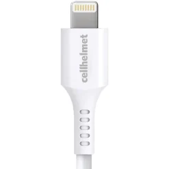 Charge and Sync USB-A to Lightning Round Cable, 1' (CABLE-LIGHT-A-1-R-W)<cellhelmet New
