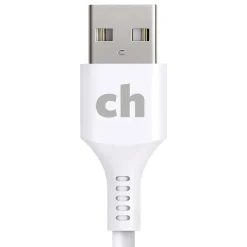Charge and Sync USB-A to Lightning Round Cable, 1' (CABLE-LIGHT-A-1-R-W)<cellhelmet New