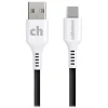 Charge and Sync USB-C to USB-A Round Cable, 10' (CABLE-C-A-10-R-G)<cellhelmet Discount