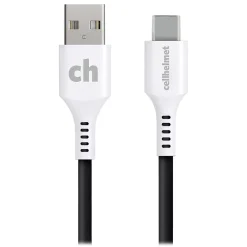 Charge and Sync USB-C to USB-A Round Cable, 10' (CABLE-C-A-10-R-G)<cellhelmet Discount