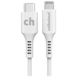 Charge and Sync USB-C to Lightning Round Cable, 6' (CABLE-R-LIGHT-TYPE-C-6)<cellhelmet Hot